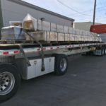 Packing Steel Plates on a Truck